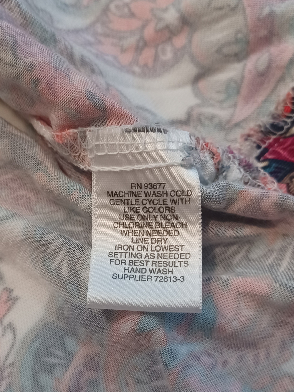 Liz Claiborne Floral Paisley Blouse Women's Size Medium - Picture 3 of 7